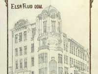 Palač Feller s reklamom Elsa fluid na uglu Jurišićeve i Trga bana Jelačića